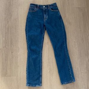Abercrombie Curve Love Slim Straight Jeans